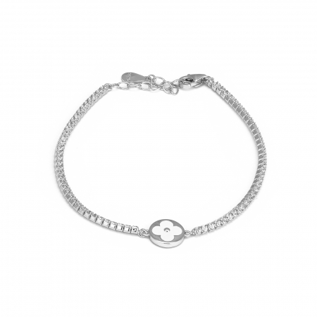 BRATARI - Bratara tip ''Tennis'' din argint 925 rodiat , Piatra: cubic zirconia si email, Sonis Silver