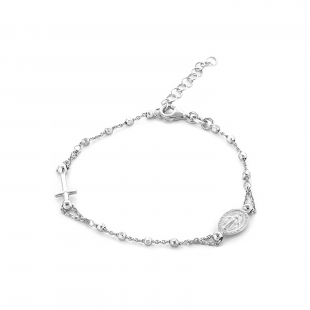 BRATARI TIP ROZARIU - Bratara tip "rozariu " din argint 925 rodiat , Sonis Silver