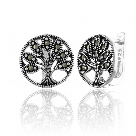 Cercei clasici - Cercei din argint 925, Tip inchidere: latch back (frantuzeasca), ,Sonis Silver