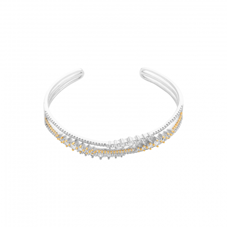 Bratari din argint fixe / semifixe - Bratara din argint 925, Piatra: zirconia fatetata si cubic zirconia, Culoare : transparenta , Sonis Silver