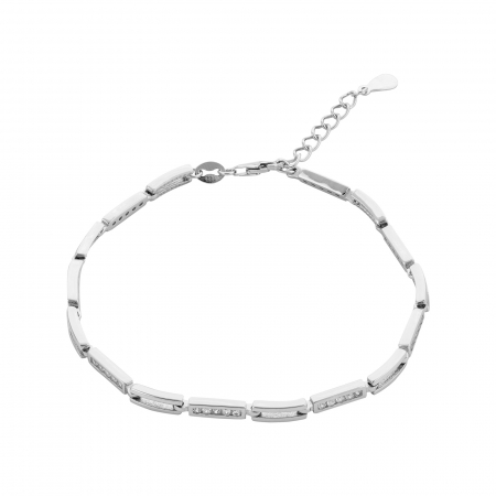 Produse - Bratara din argint 925 rodiat, Piatra: cubic zirconia, Culoare: transparenta, Sonis Silver