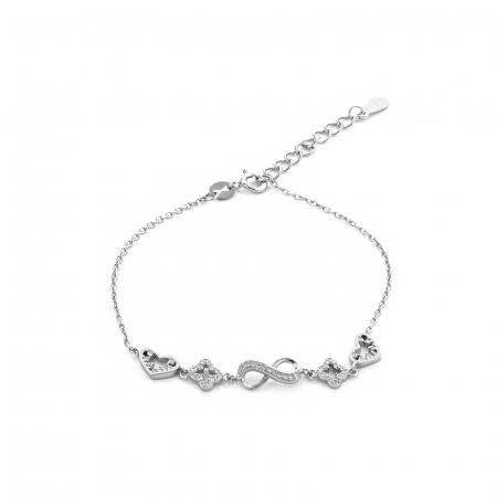 Produse - Bratara din argint 925, Piatra: cubic zirconia, Culoare : transparenta , Sonis Silver