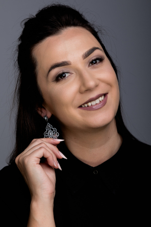 Cercei din argint 925, Piatra: cubic zirconia, Culoare: transparenta, Sonis Silver [2]