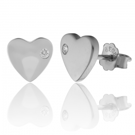 CERCEI - Cercei din argint 925, Piatra: cubic zirconia, Culoare: transparenta, Sonis Silver
