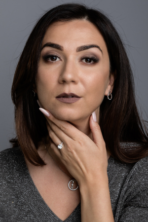Inel din argint 925 rodiat, Piatra: zirconia fatetata si cubic zirconia,  Culoare: transparenta, Sonis Silver [2]