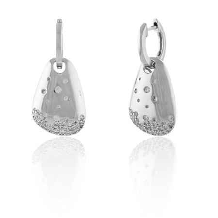 Cercei lungi - Cercei din argint 925, Piatra: cubic zirconia, Culoare : transparenta , Sonis Silver
