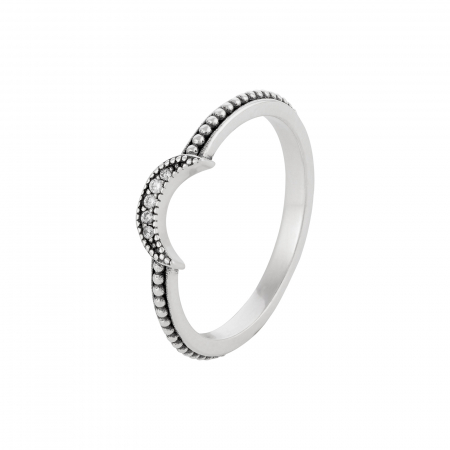 Inele de dama - Inel din argint 925 rodiat,  Piatra: cubic zirconia, Culoare: transparenta, Sonis Silver