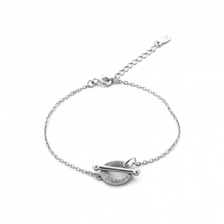 Produse - Bratara din argint 925 rodiat , Piatra: cubic zirconia, Culoare : transparenta ,  Sonis Silver