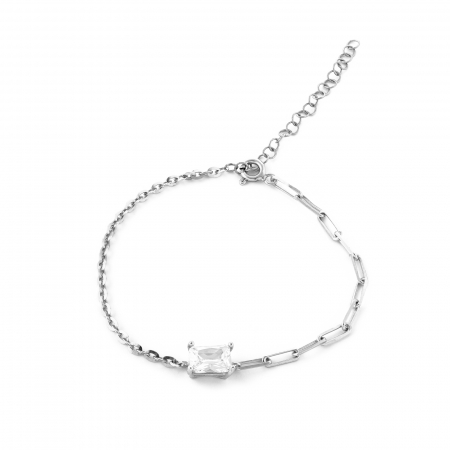 Produse - Bratara din argint 925, Piatra: zirconia fatetata, Culoare: transparenta, Sonis Silver