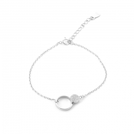 Produse - Bratara din argint 925, Piatra: cubic zirconia, Culoare: transparenta, Sonis Silver