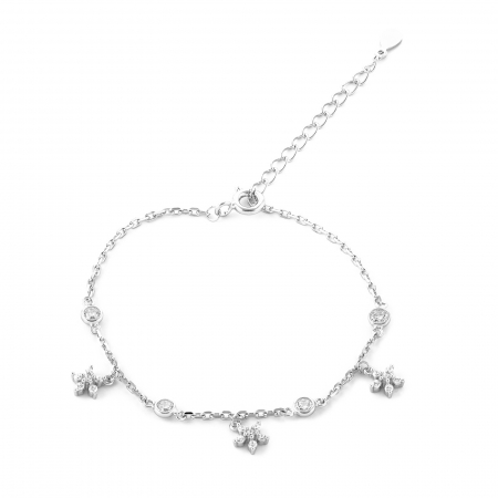 Produse - Bratara din argint 925, Piatra: zirconia fatetata sicubic zirconia, Culoare: transparenta, Sonis Silver