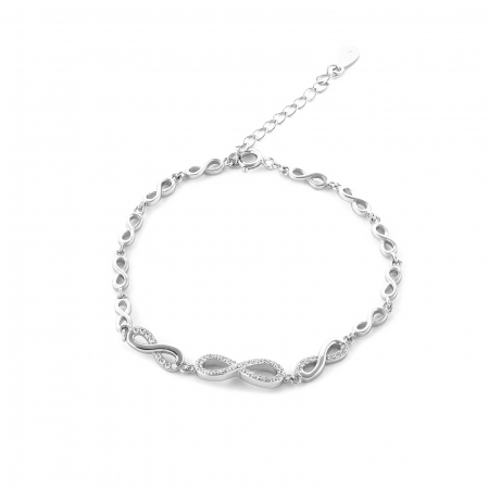 Produse - Bratara din argint 925, Piatra: cubic zirconia, Culoare: transparenta, Sonis Silver