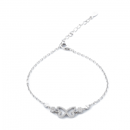 Produse - Bratara din argint 925, Piatra: cubic zirconia, Culoare: transparenta, Sonis Silver