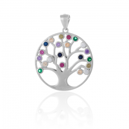 Produse - Pandantiv din argint 925 rodiat, Piatra: cubic zirconia, Culoare: multicolor, Sonis Silver
