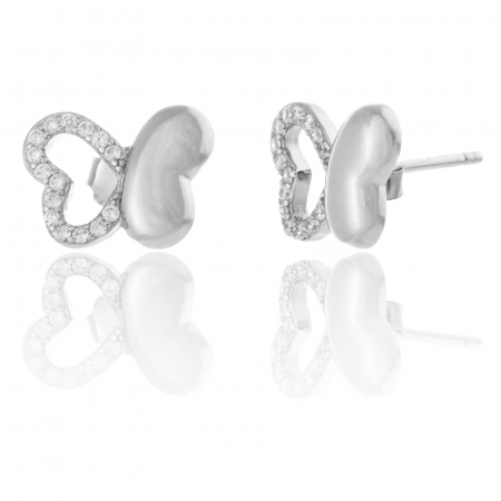 CERCEI - Cercei din argint 925, Piatra: cubic zirconia, Culoare: transparenta , Sonis Silver