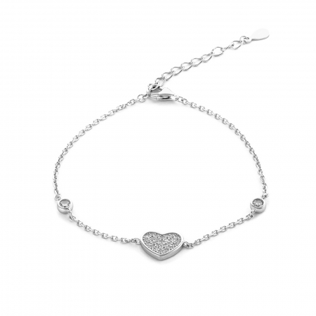 Bratari din argint cu piatra - Bratara din argint 925, Piatra: zirconia fatetata si cubic zirconia, Sonis Silver
