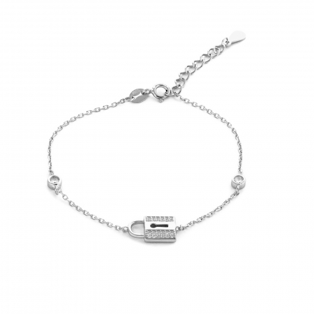 Bratari din argint cu piatra - Bratara din argint 925, Piatra: Zirconia fatetata si cubic zirconia, Sonis Silver