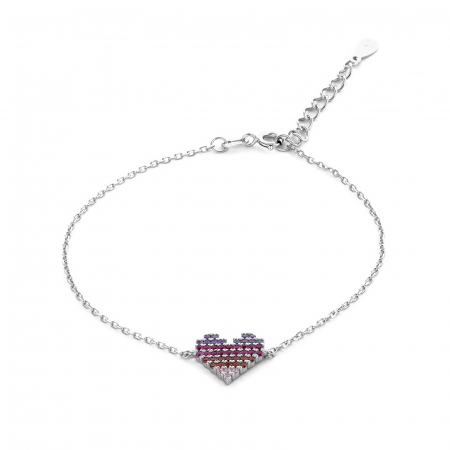 Produse - Bratara din argint 925, Piatra: cubic zirconia, Culoare: multicolor, Sonis Silver