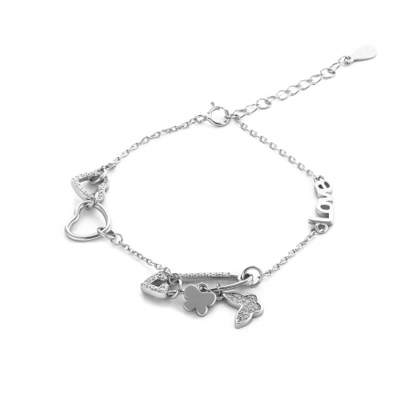 Produse - Bratara din argint 925, Piatra: cubic zirconia ,Culoare : transparenta ,  Sonis Silver