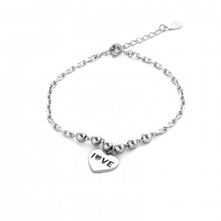 Produse - Bratara din argint 925  rodiat , Piatra : cubic zirconia , Culoare : transparenta , Sonis Slver
