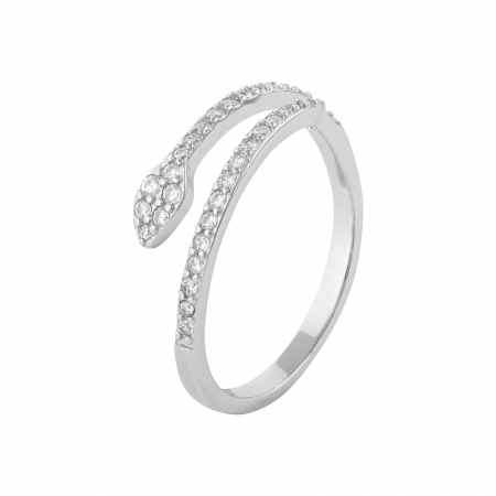 Inele de dama - Inel din argint 925 rodiat, Piatra: cubic zirconia, Culoare: transparenta, Sonis Silver