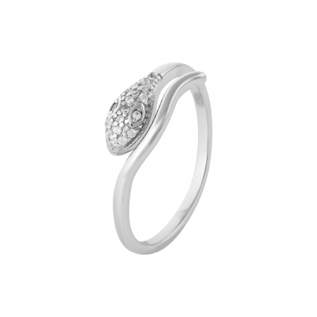 Inele de dama - Inel din argint 925 rodiat, Piatra: cubic zirconia, Culoare: transparenta ,Sonis Silver
