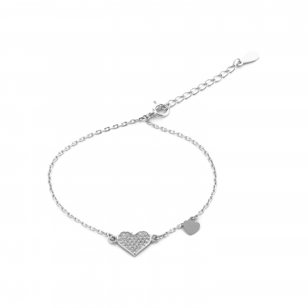 Produse - Bratara din argint 925 rodiat , Piatra :  cubic zirconia ,  Culoare : transparenta , Sonis Silver