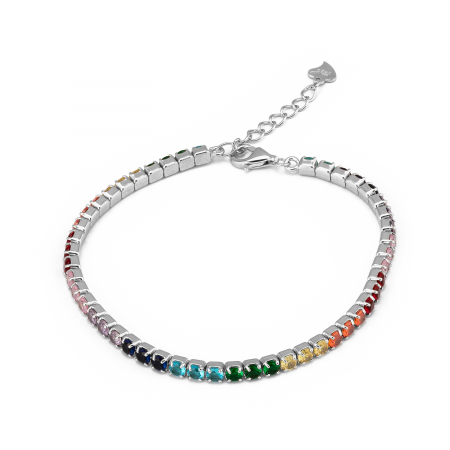 BRATARI - Bratara din argint 925 rodiat ,Piatra: zirconia fatetata , Culoare : multicolor , Sonis Silver