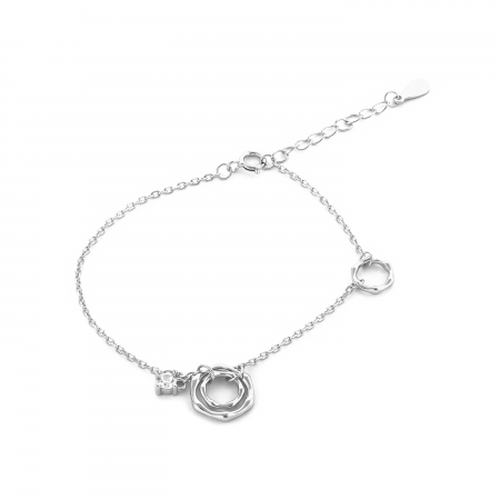 Produse - Bratara din argint 925 rodiat , Piatra :  cubic zirconia , Culoare : transparenta  , Sonis Silver