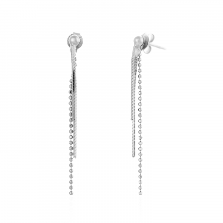 Cercei lungi - Cercei din argint 925 rodiat, Sonis Silver