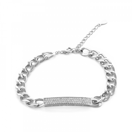 Produse - Bratara din argint 925 rodiat , Piatra : cubic zirconia , Culoare : transparenta , Sonis Silver