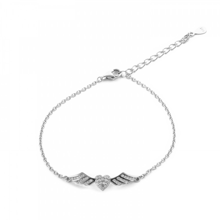 BRATARI - Bratara din argint 925 rodiat , Piatra :  cubic zirconia , Culoare : transparenta  , Sonis Silver
