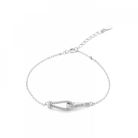 Produse - Bratara din argint 925 rodiat , Piatra :  cubic zirconia , Culoare : transparenta  , Sonis Silver