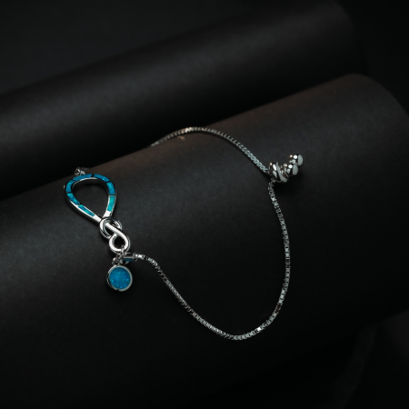 Bratara din argint 925 rodiat, Piatra: opal, Sonis Silver [1]