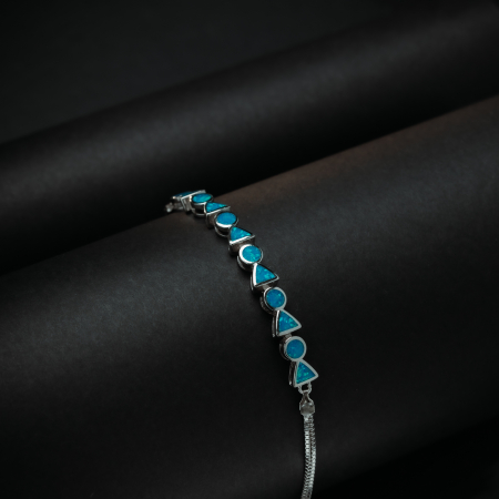 Bratara din argint 925, Piatra: opal, Sonis Silver [1]