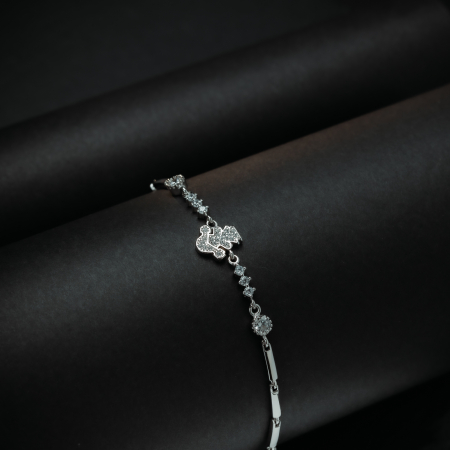 Bratara din argint 925, Piatra: zirconia fatetata si cubic zirconia, culoare : transparenta ,  Sonis Silver [1]