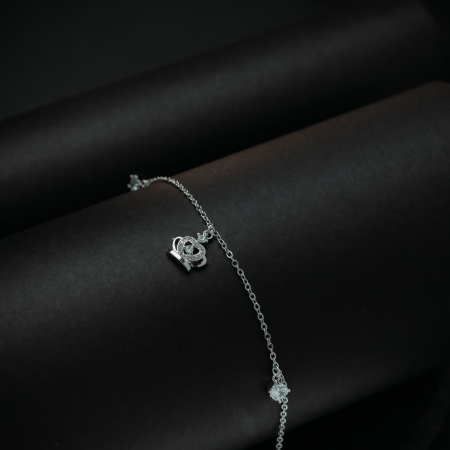 Bratara din argint 925 rodiat, Piatra: zirconia fatetata si cubic zirconia,Sonis Silver [1]