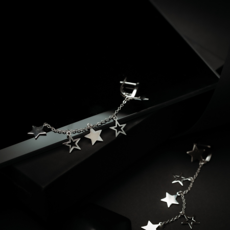 Cercei din argint 925 rodiat , Sonis Silver [1]