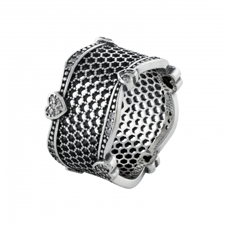 Inel din argint 925 vintage, Piatra: cubic zirconia, Sonis Silver [0]