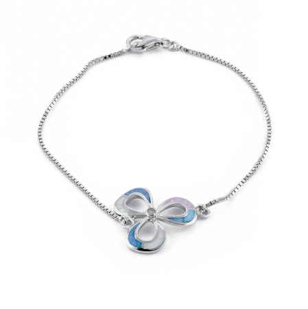 Bratara din argint 925, Piatra: opal si cubic zirconia, Sonis Silver [0]