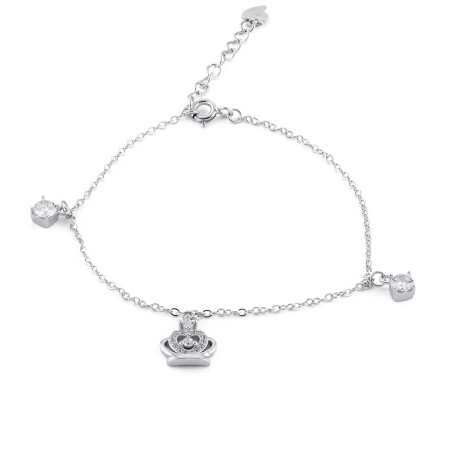 Bratara din argint 925 rodiat, Piatra: zirconia fatetata si cubic zirconia,Sonis Silver [0]