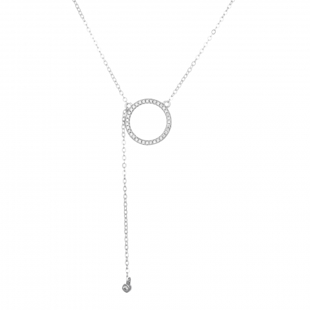 Lant din argint 925 rodiat, Piatra: cubic zirconia, Sonis Silver [0]