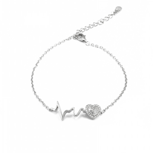 Produse - Bratara din argint 925, Piatra: cubic zirconia, Culoare : transparenta ,   Sonis Silver