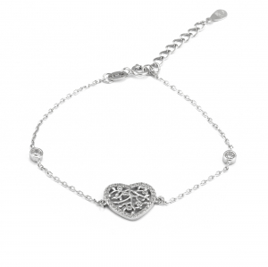 Bratari din argint cu piatra - Bratara din argint 925, Piatra: zirconia fatetata si cubic zirconia, Sonis Silver