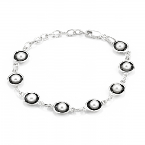Produse - Bratara din argint 925, Piatra: perla de laborator ,  Sonis Silver