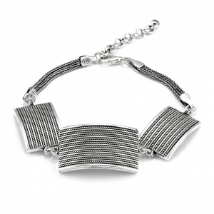 Bratari din argint fara piatra - Bratara din argint 925 vintage, Sonis Silver