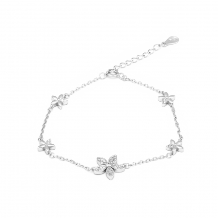 Produse - Bratara din argint 925 rodiat, Piatra: cubic zirconia, Culoare: transparenta, Sonis Silver