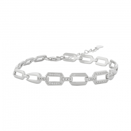 Produse - Bratara din argint 925, Piatra: cubic zirconia, Culoare : transparenta ,  Sonis Silver