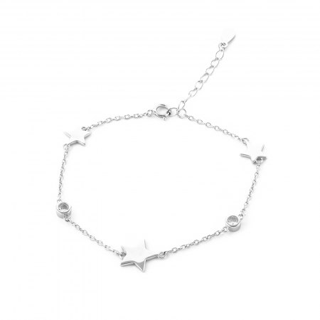 Produse - Bratara din argint 925, Piatra: zirconia fatetata, Culoare: transparenta, Sonis Silver