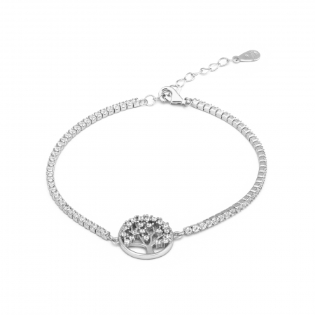 Produse - Bratara din argint 925 rodiat, Piatra: cubic zirconia, Culoare: transparenta, Sonis Silver